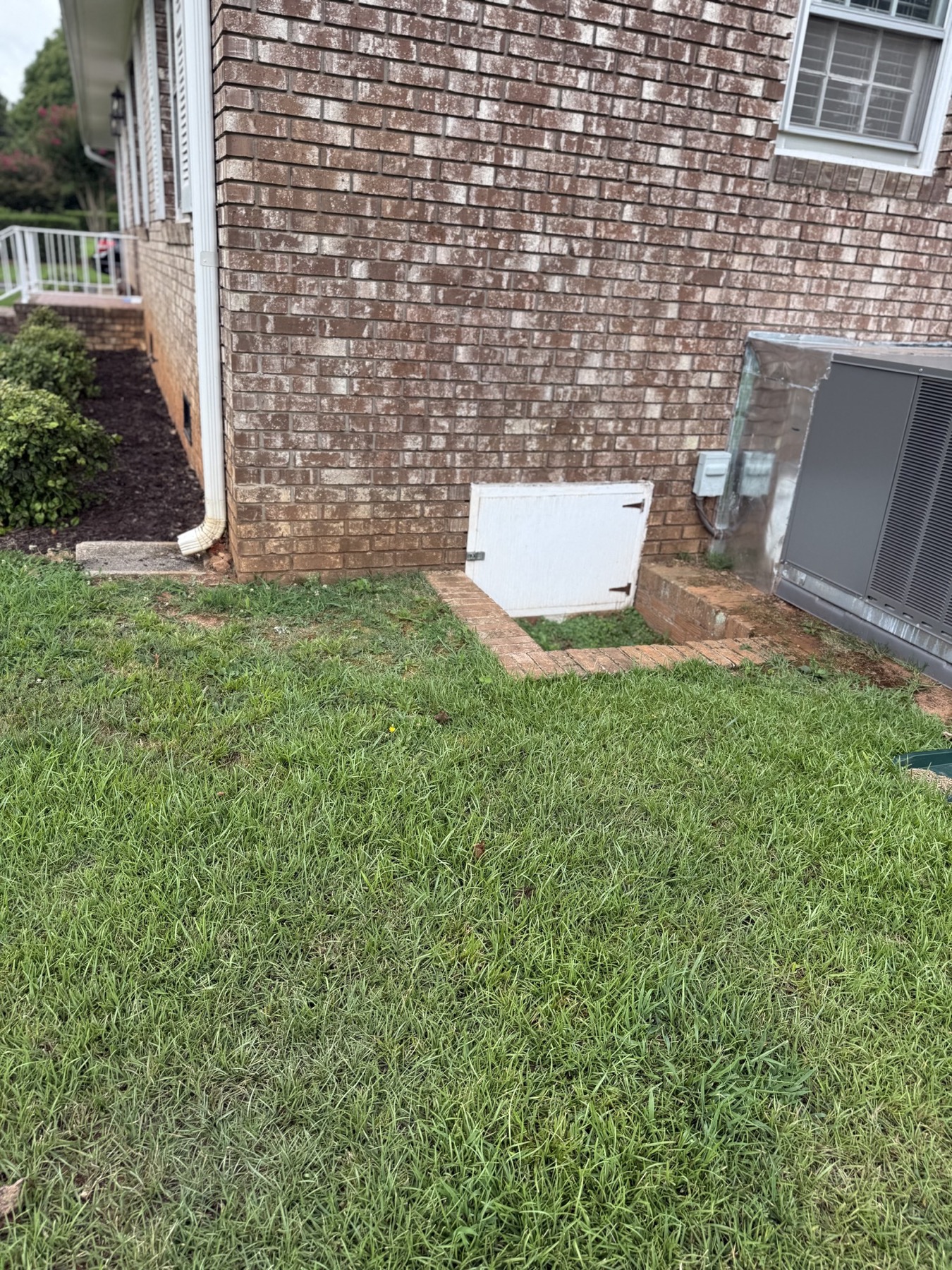 Front entry and brick facade