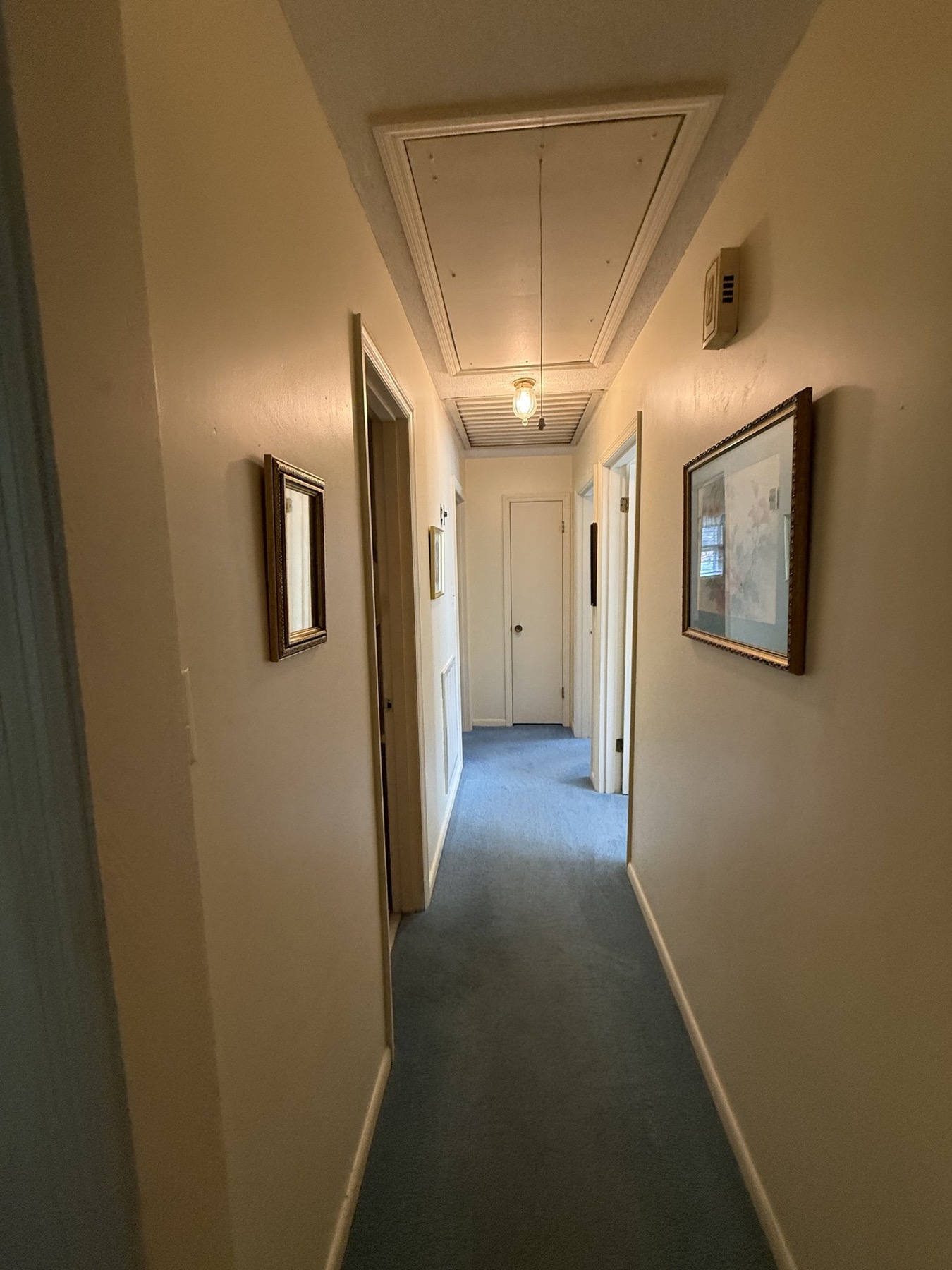 Hallway and linen storage